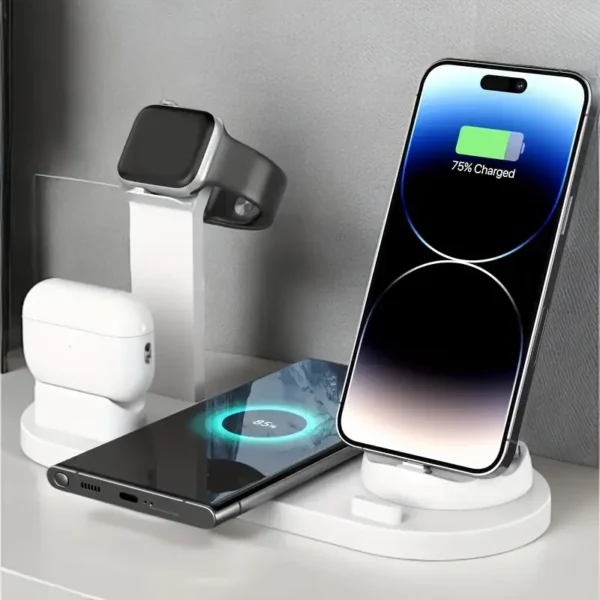 Wireless Charging Station – The Ultimate 3-in-1 Charging Solution!