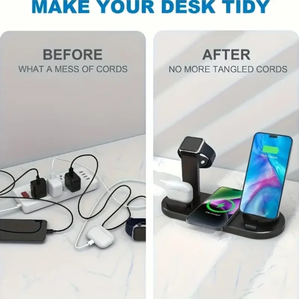 Wireless Charging Station – The Ultimate 3-in-1 Charging Solution!